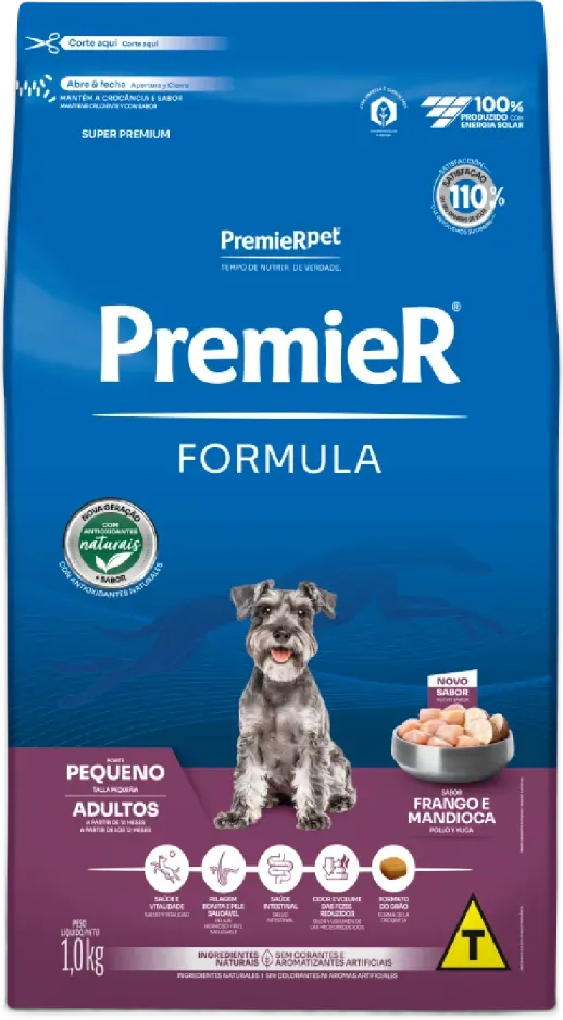 Ração Premier Cães Adultos Raças Pequenas 15kg